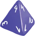 4-sided dice